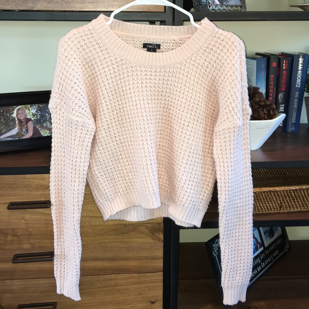 Pink Blouse/Crop Top